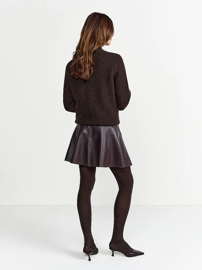 RICHROYAL | Minirock in Lederoptik | 