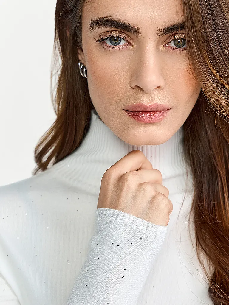 RICHROYAL | Rollkragenpullover  | Creme