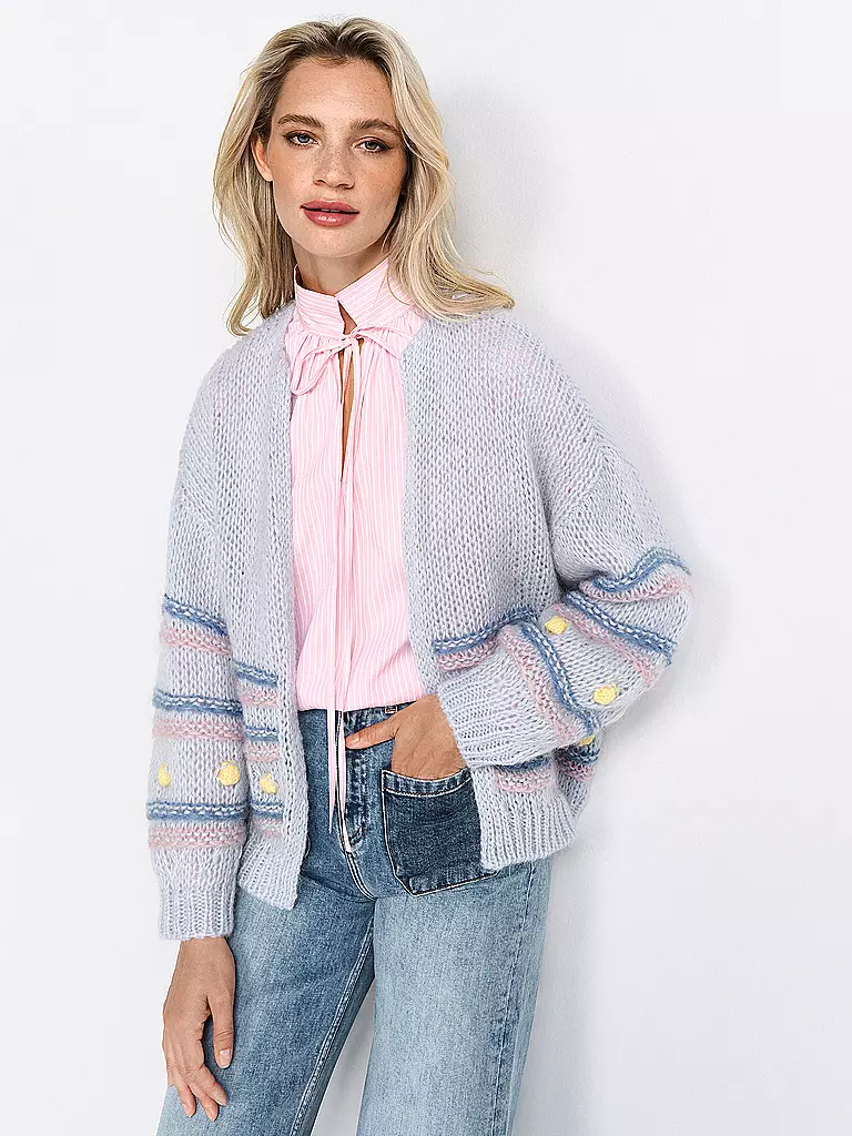 RICHROYAL | Strickjacke | Hellblau