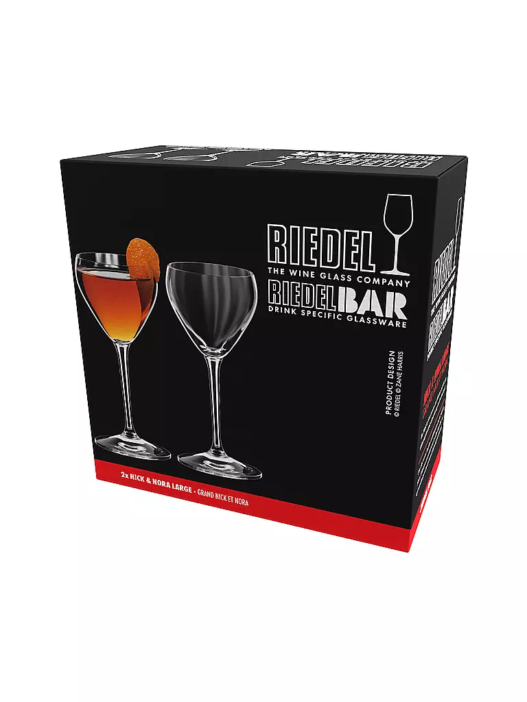 RIEDEL | Barglas 2-er Set Nick & Nora 198ml  Klar | transparent