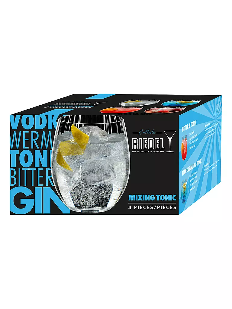 RIEDEL | Gin Tonic Glas 4er Set MIXING 580ml | transparent