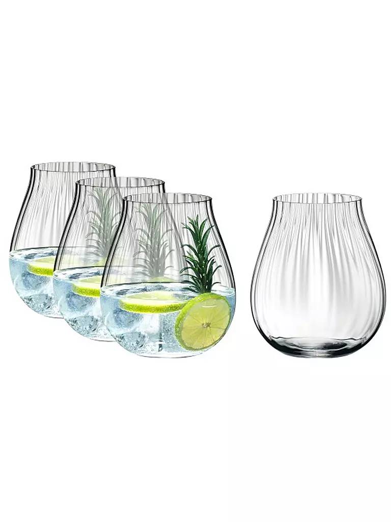 RIEDEL | Gin Tonic Glas 4er Set OPTICAL O 762ml | transparent