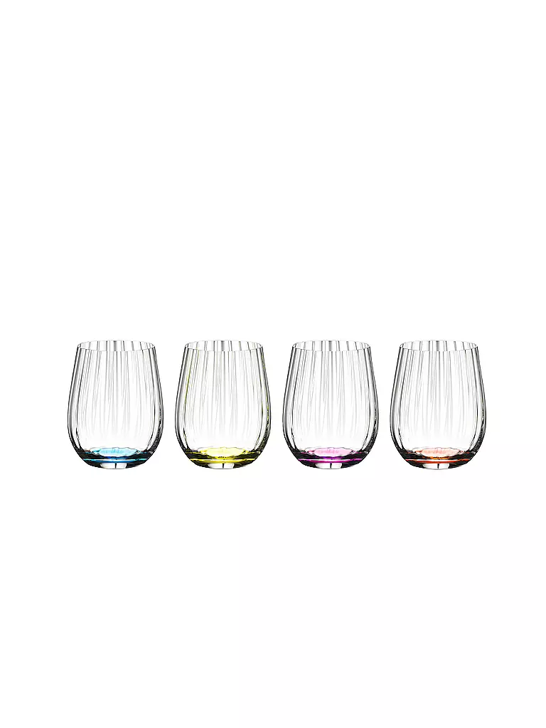 RIEDEL | Glas 4er Set Happy Optical O 344ml | bunt