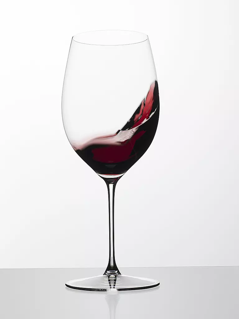 RIEDEL Red Wine Glass Set, 2-Piece for New World Red Wines such as Shiraz, 650 ml, Crystal Glass, RIEDEL Veritas, 6449/30
