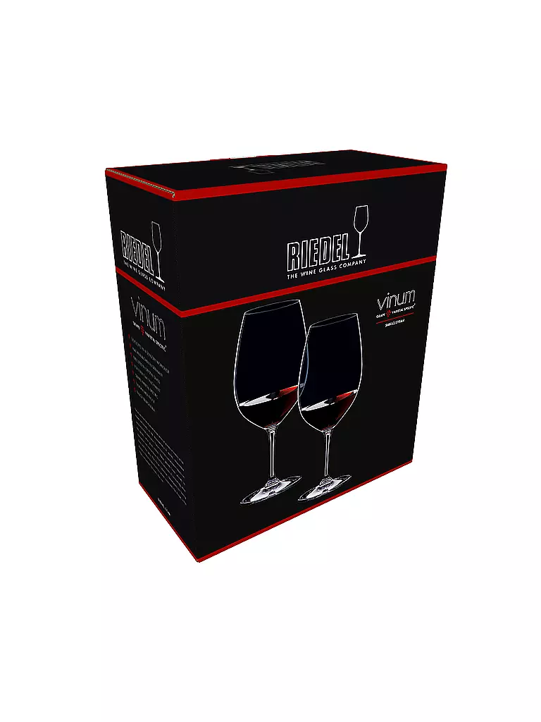 RIEDEL | Rotweinglas 2er Set VINUM Syrah / Shiraz  | transparent