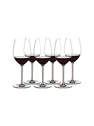 RIEDEL | Rotweinglas 6er Set Cabernet/Merlot FATTO A MANO | bunt