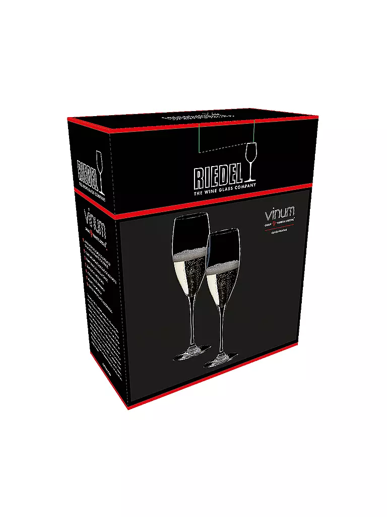 RIEDEL | Sektglas 2er Set VINUM Cuvee Prestige 230ml | transparent