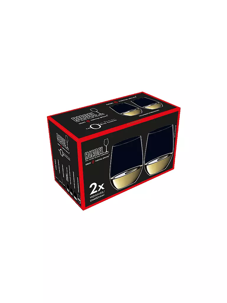 RIEDEL | Weissweinglas 2er Set Viognier / Chardonnay Gläser O WINE TUMBLER 320ml | transparent