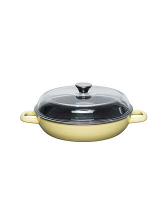 RIESS | Schmorpfanne mit Deckel 28cm NOUVELLE Lemon