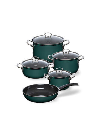 RIESS | Batterie de cuisine 5 pièces. TEAL bleu-vert