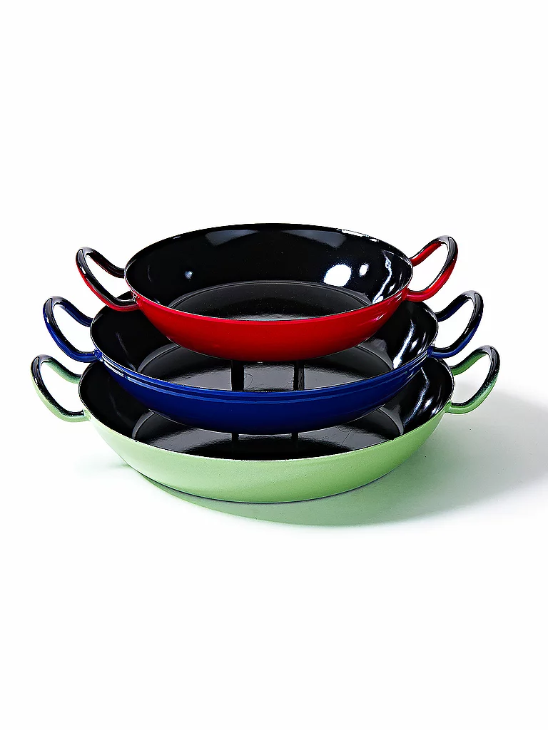 RIESS Emaille Schlemmerpfanne Classic - Color 20cm  dunkelrot