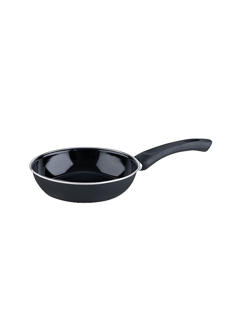 RIESS Emaille Gourmetpfanne 20cm schwarz   schwarz