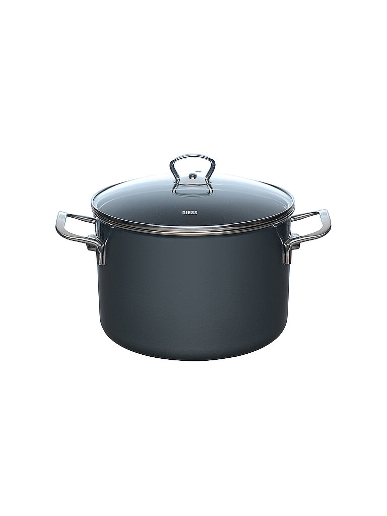 RIESS Fleischtopf 24cm/6,5l NOUVELLE PUR Dark Grey grau
