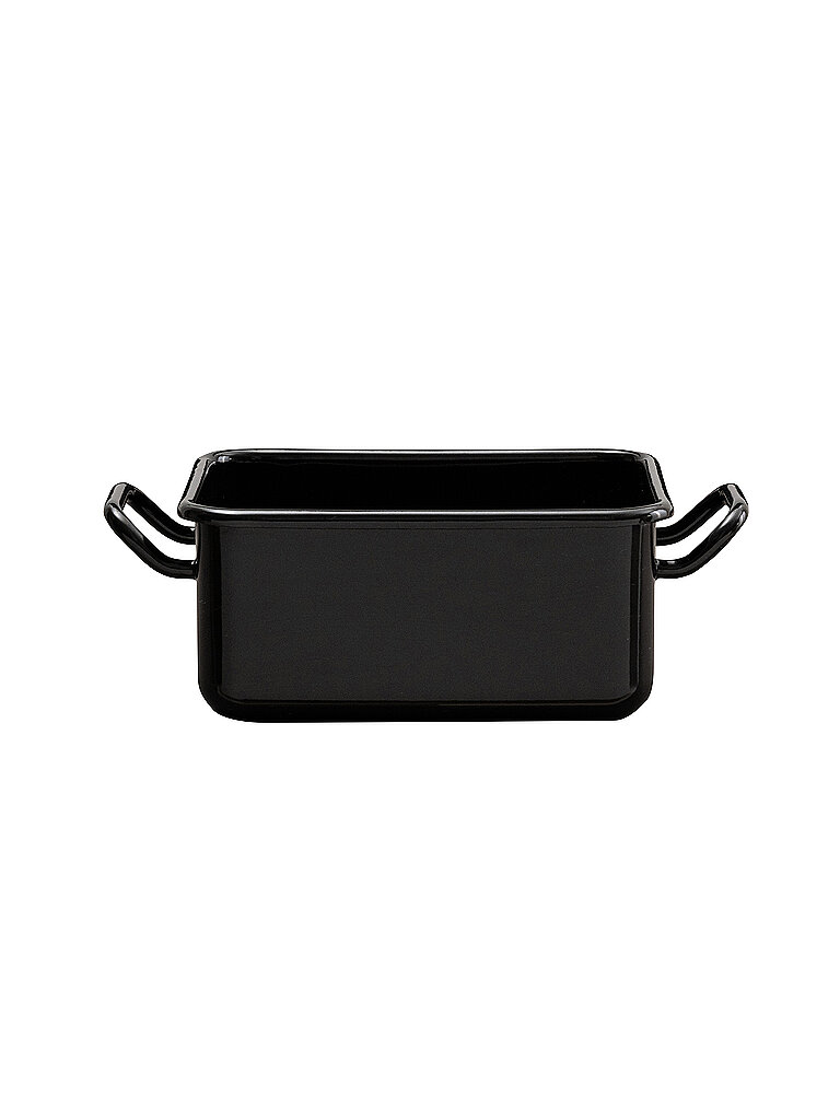 RIESS Mini Back- und Servierform 15x11x7cm/0,7l Schwarzemaille schwarz