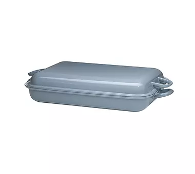 RIESS Bratpfanne mit Deckel 37x26cm Pure Grey