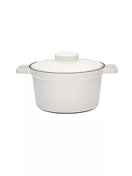 RIESS | Topf mit Deckel Aromapot Truehomeware 24cm / 3,5l Grau | weiss