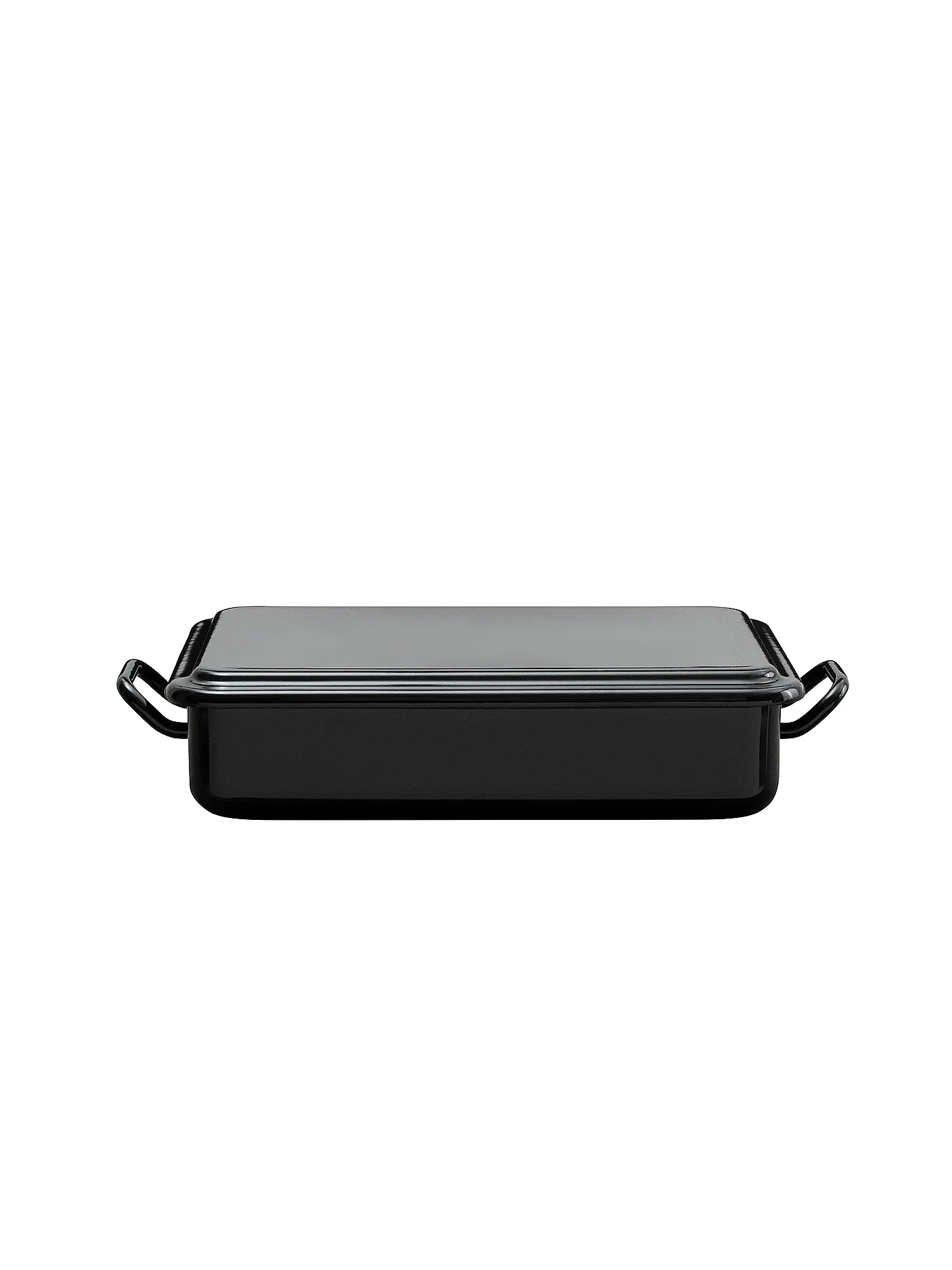 RIESS | Mini Back- und Servierform 23x15x5cm/1l Schwarzemaille | schwarz