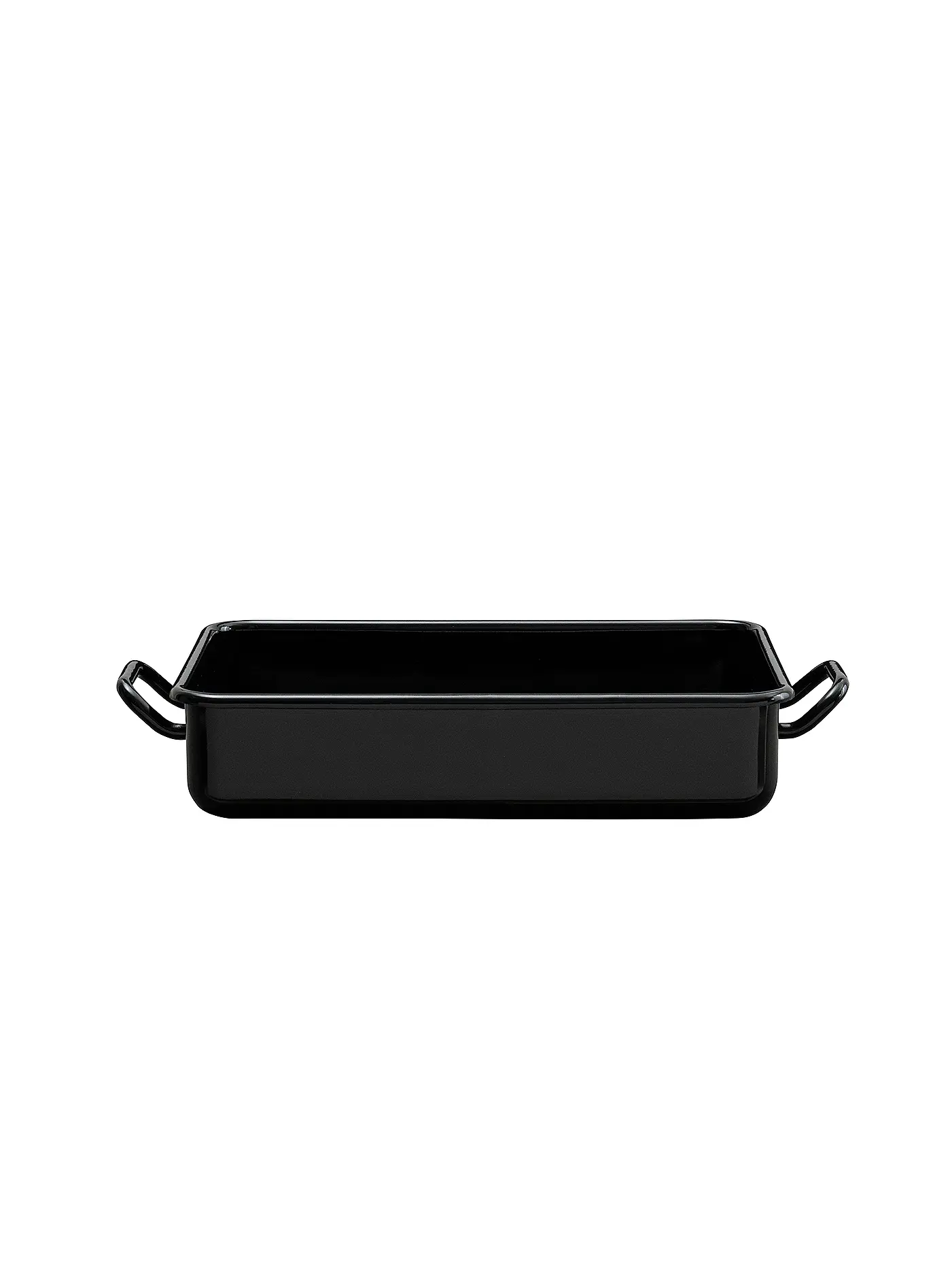 RIESS | Mini Back- und Servierform 23x15x5cm/1l Schwarzemaille | schwarz