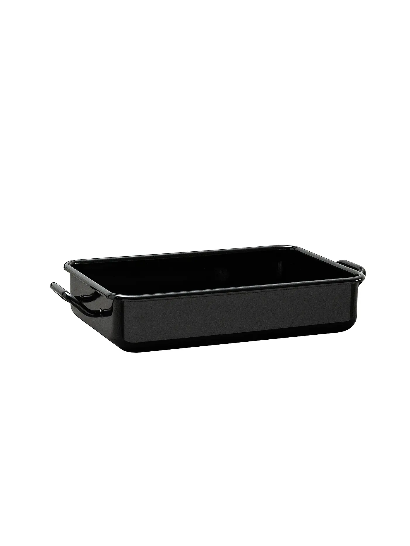 RIESS | Mini Back- und Servierform 23x15x5cm/1l Schwarzemaille | schwarz