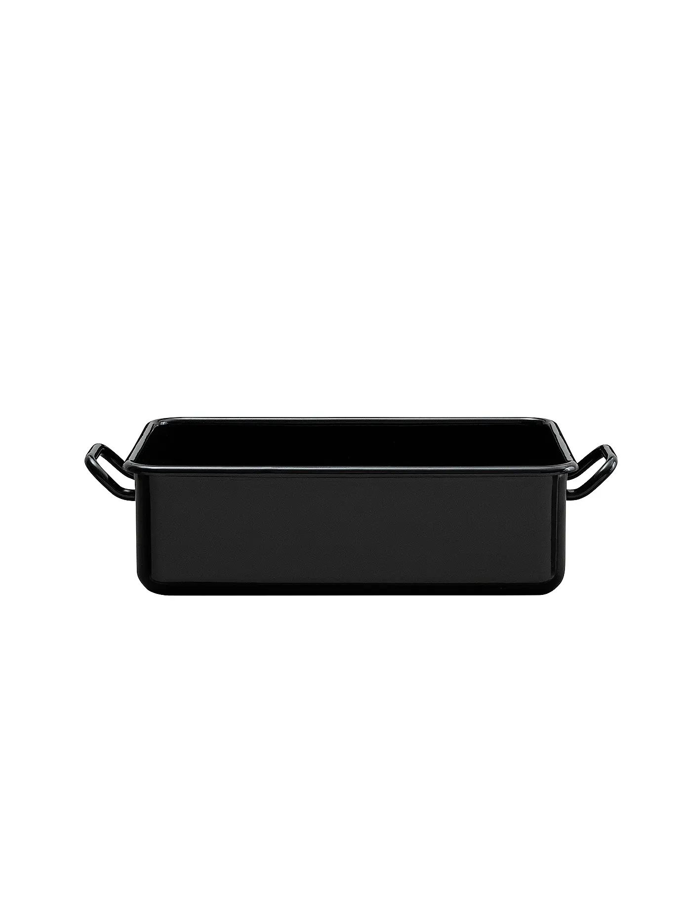 RIESS | Mini Back- und Servierform 23x15x7cm/1,5l Schwarzemaille | schwarz
