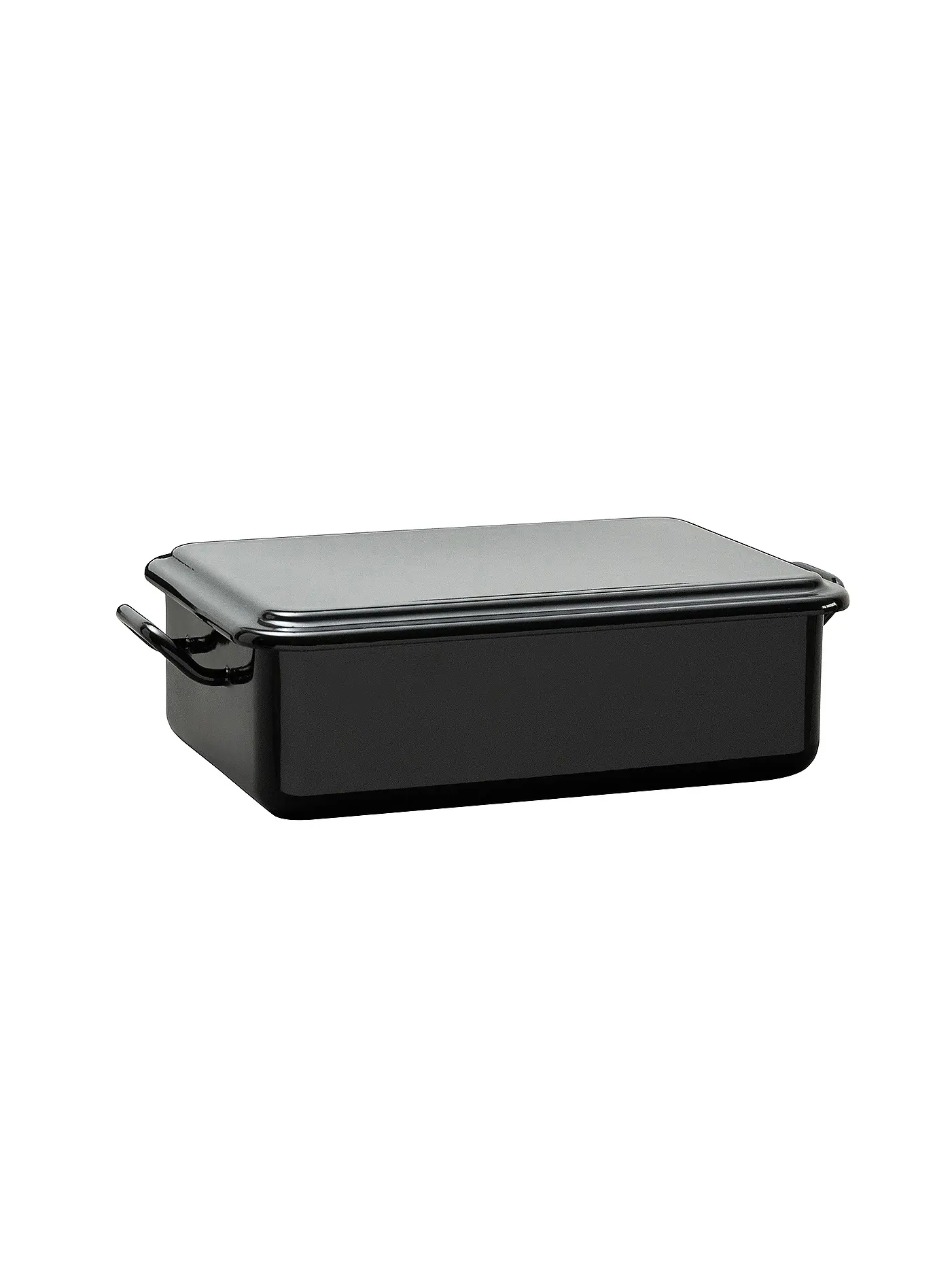 RIESS | Mini Back- und Servierform 23x15x7cm/1,5l Schwarzemaille | schwarz