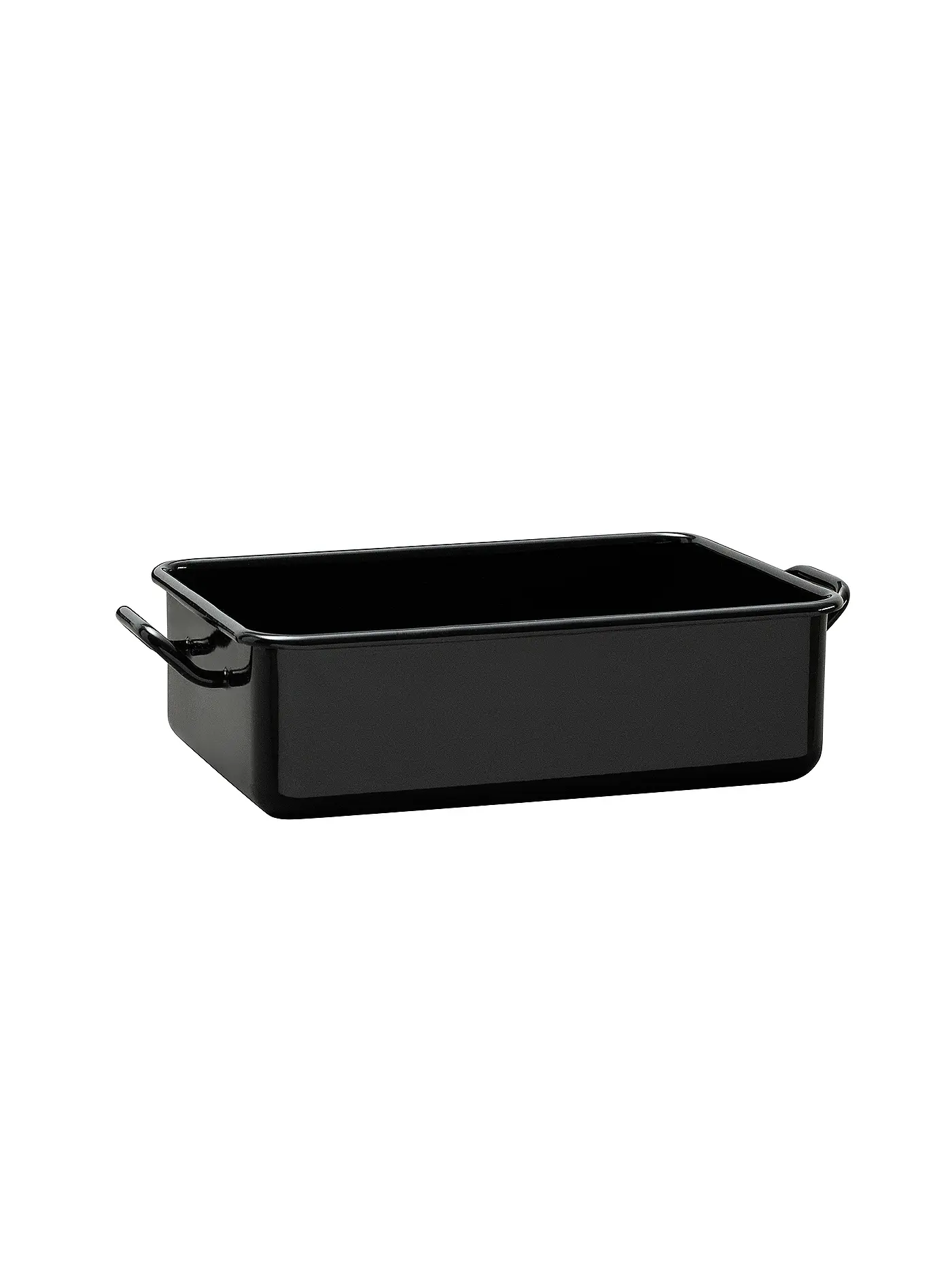 RIESS | Mini Back- und Servierform 23x15x7cm/1,5l Schwarzemaille | schwarz