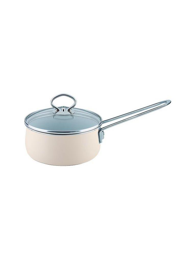 RIESS | Stielkasserolle mit Deckel 16cm/1L "Avorio"  (creme) | beige