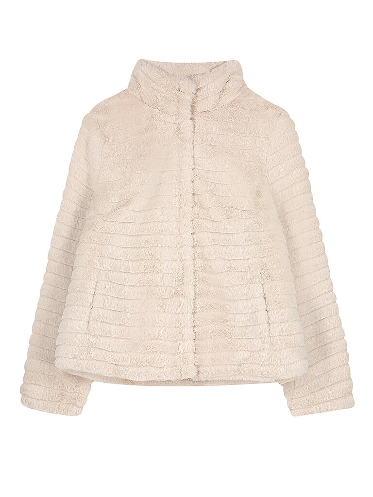 RINO&PELLE | Jacke in Felloptik DAVOR | creme