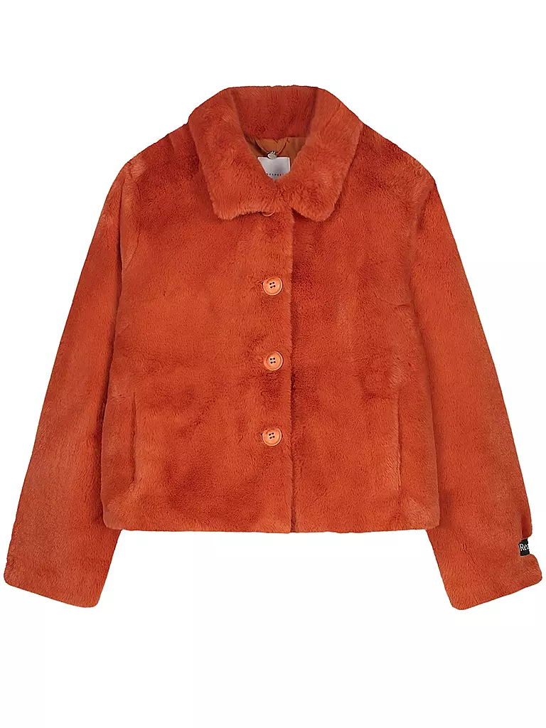 RINO&PELLE | Jacke in Felloptik VIE | orange