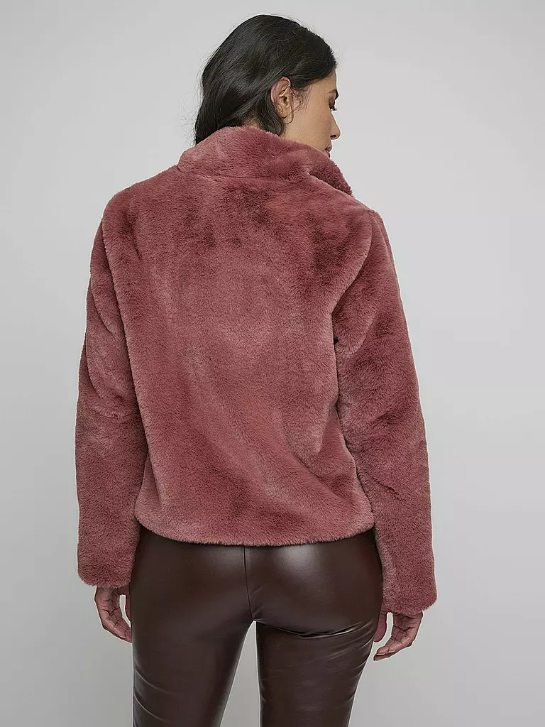 RINO&PELLE | Jacke in Felloptik VIE | pink