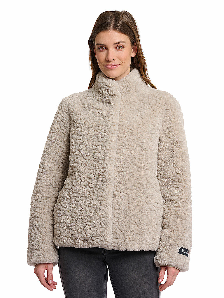 RINO&PELLE Jacke in Felloptik KION beige | 46