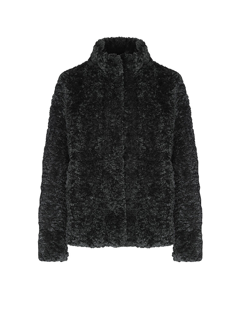 RINO&PELLE Jacke in Felloptik KION schwarz | 40