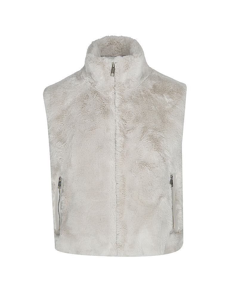 RINO&PELLE Gilet in Felloptik NIKKI creme | 34