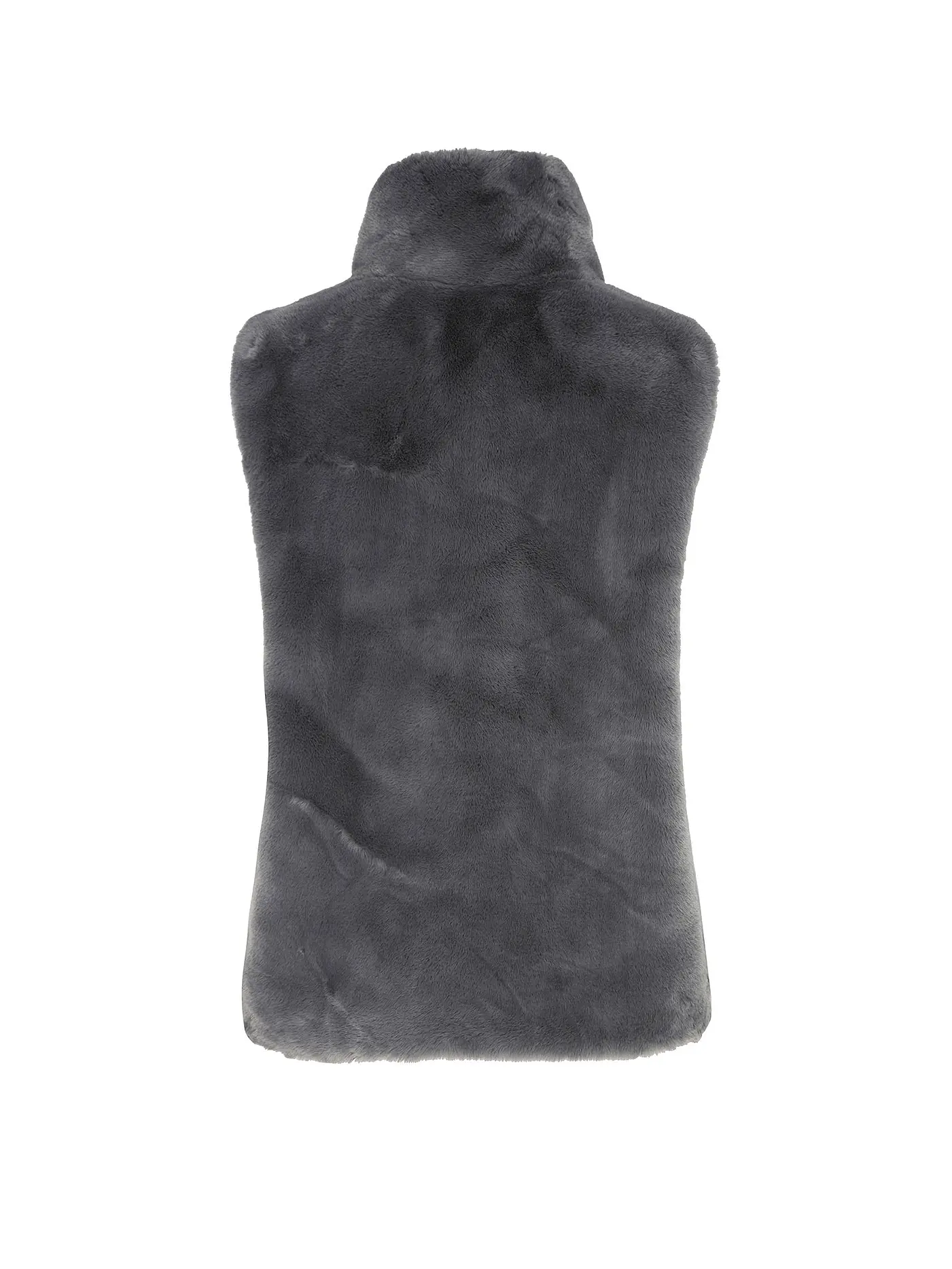 RINO&PELLE | Gilet in Felloptik LISON | grau