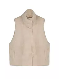 RINO&PELLE | Gilet in Pelzoptik LISON | creme