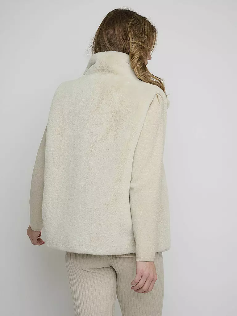 RINO&PELLE | Gilet in Pelzoptik LISON | pink