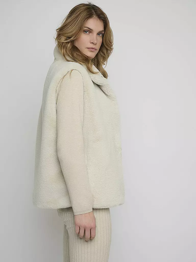 RINO&PELLE | Gilet in Pelzoptik LISON | pink