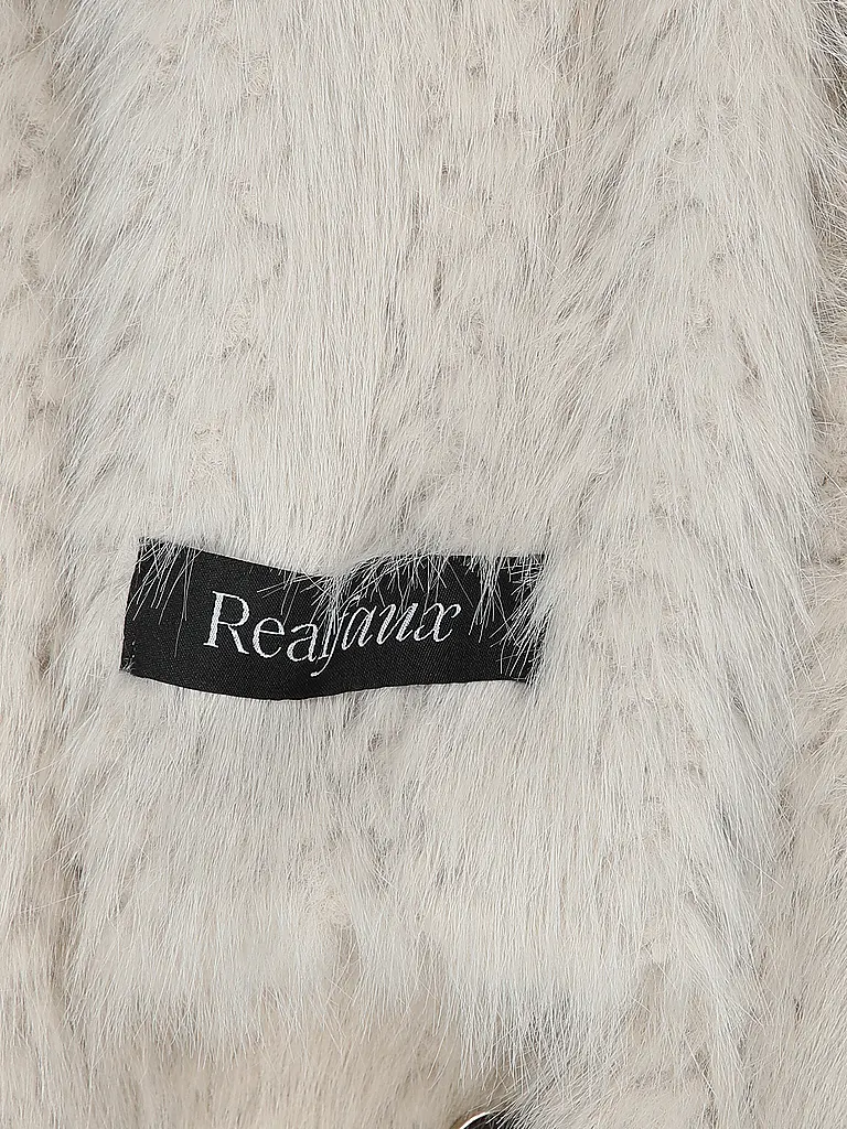 RINO&PELLE | Jacke in Felloptik  | Creme