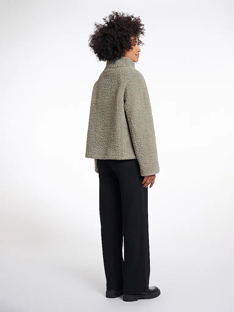 RINO&PELLE | Jacke in Felloptik DENU | olive
