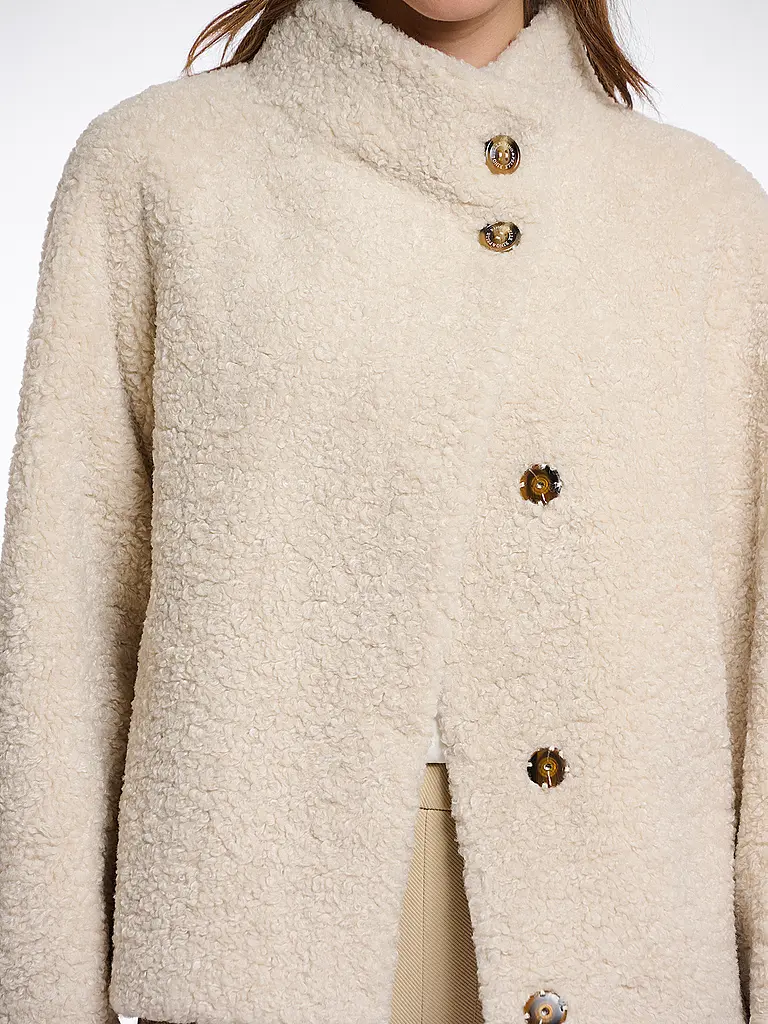 RINO&PELLE | Jacke in Felloptik DENU | beige