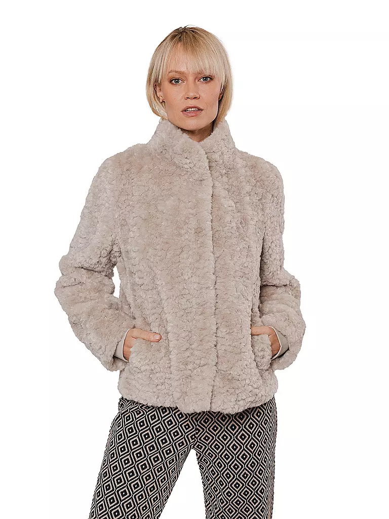 RINO&PELLE | Jacke in Felloptik KION | Creme