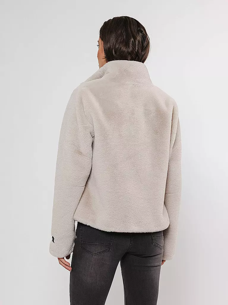 RINO&PELLE | Jacke in Felloptik VIE | Creme