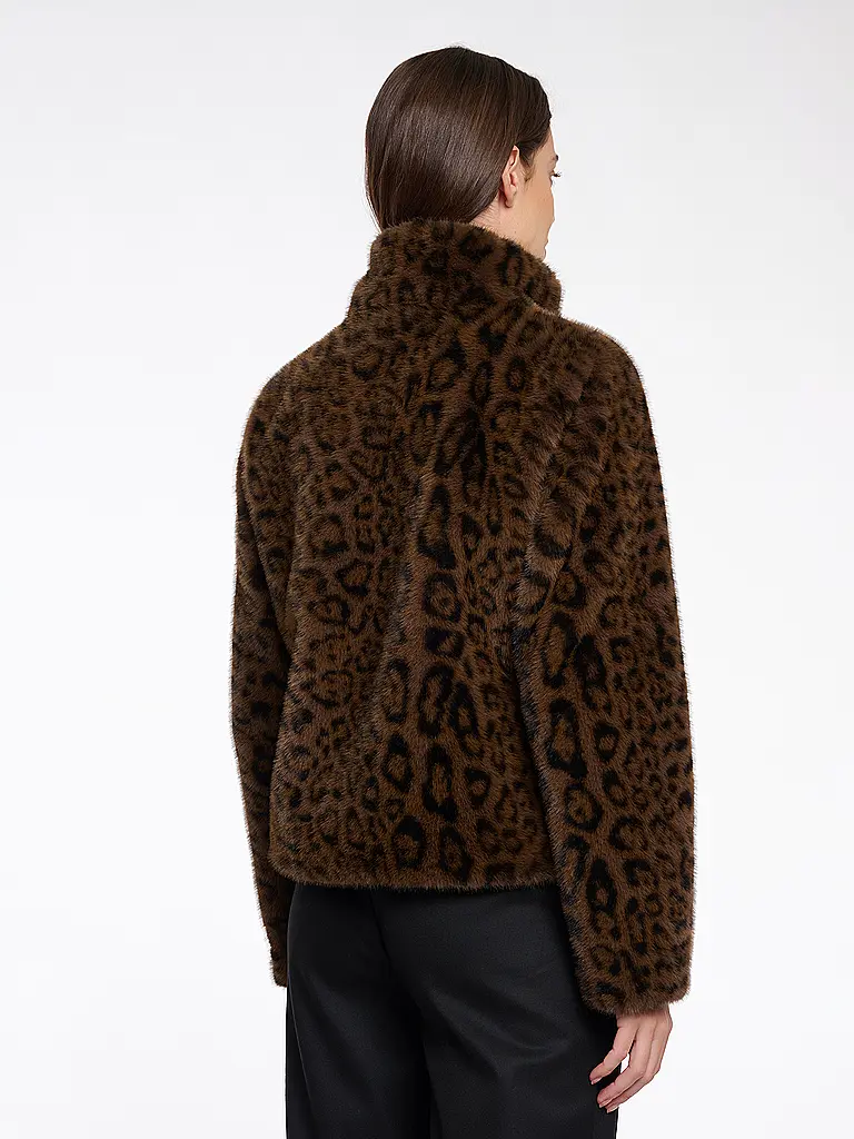RINO&PELLE | Jacke in Felloptik VIE | braun