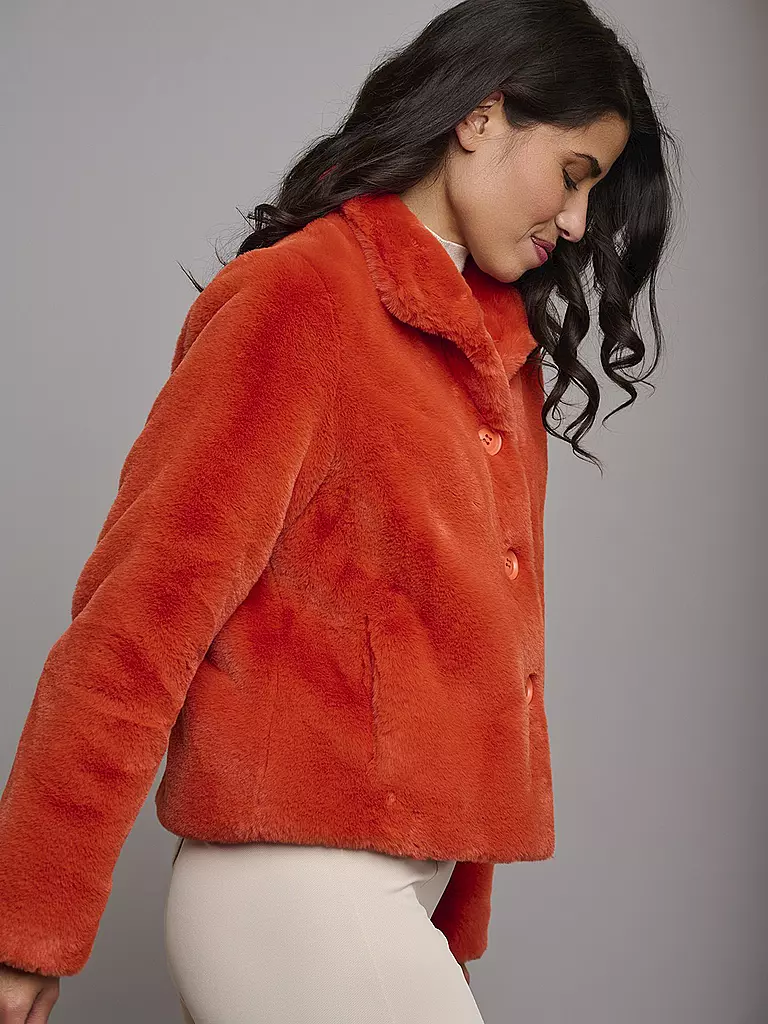 RINO&PELLE | Jacke in Felloptik VIE | creme