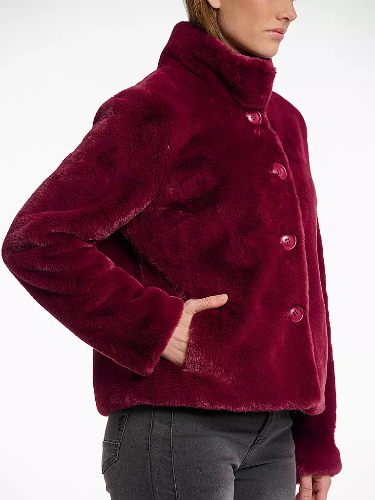 RINO&PELLE | Jacke in Felloptik VIE | creme