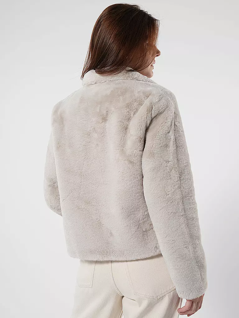 RINO&PELLE | Jacke in Felloptik VIE | Creme