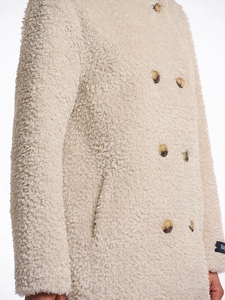 RINO&PELLE | Mantel in Felloptik ENA | beige