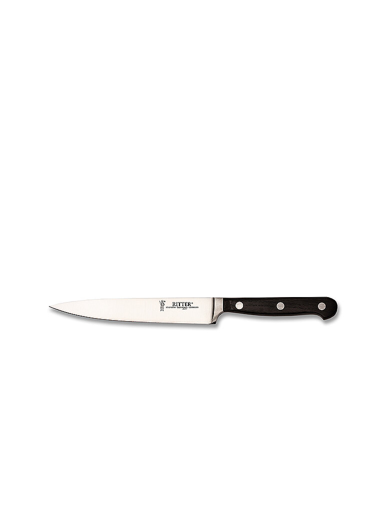 RITTER Zubereitungsmesser 16cm Classic OAK Raeuchereiche braun