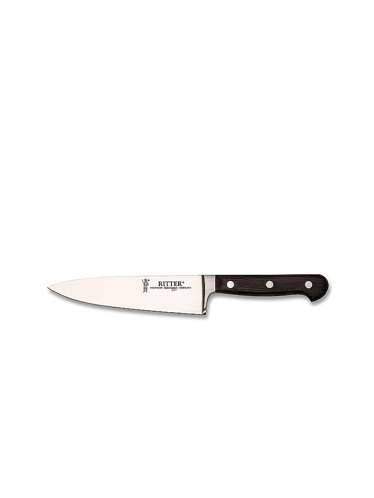 RITTER Kochmesser 16cm CLASSIC OAK  Räuchereiche braun
