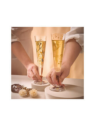 RITZENHOFF | Champagnerglas 2er Set Goldnacht # 45/12 Melina Sparschu